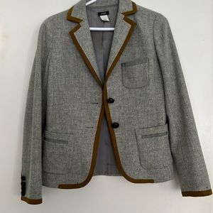J. Crew Grey Wool Blazer